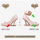 Iris Corolla Demi Ballet Stye Wedge Shoes(Reservation/5 Colours/Full Payment Without Shipping)